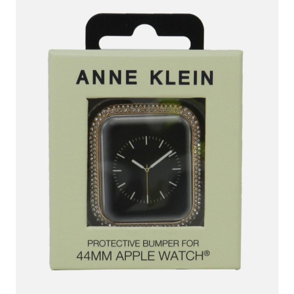 Anne Klein Premium Fashion Protective Bumper For Apple Watch Rose Gold 44MM